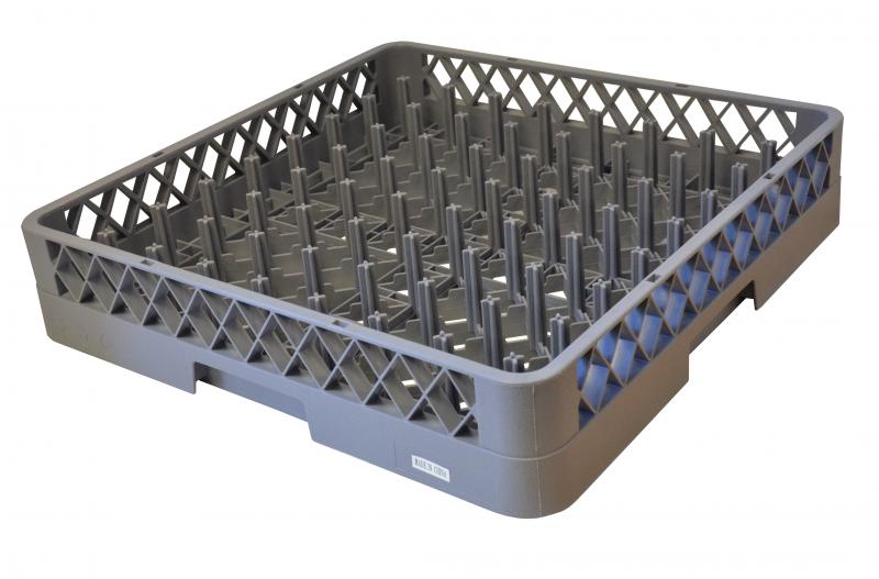 9� x 9� Gray Plastic Peg Rack 1 9� x 9� Gray Plastic Peg Rack